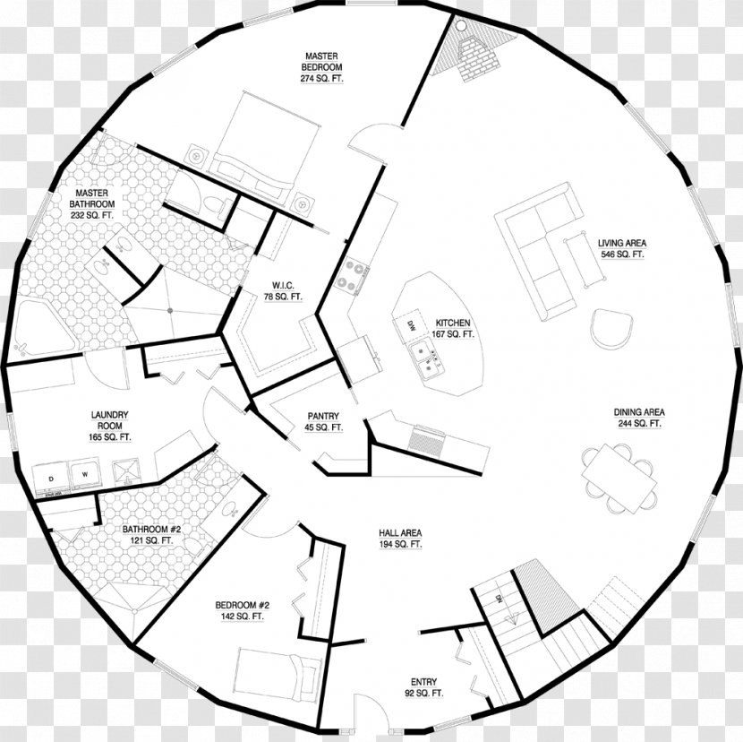 House Plan Floor Interior Design Services - Tree Transparent PNG