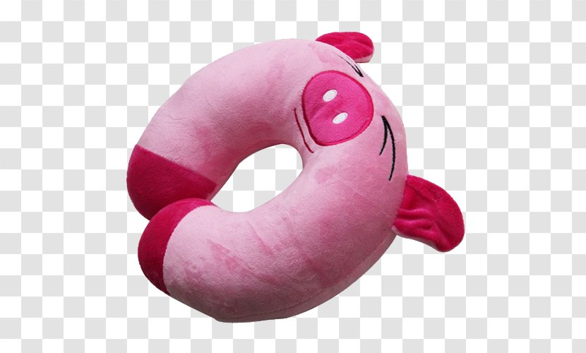 Pink Pillow Stuffed Toy - U-pillow Free Downloads Transparent PNG