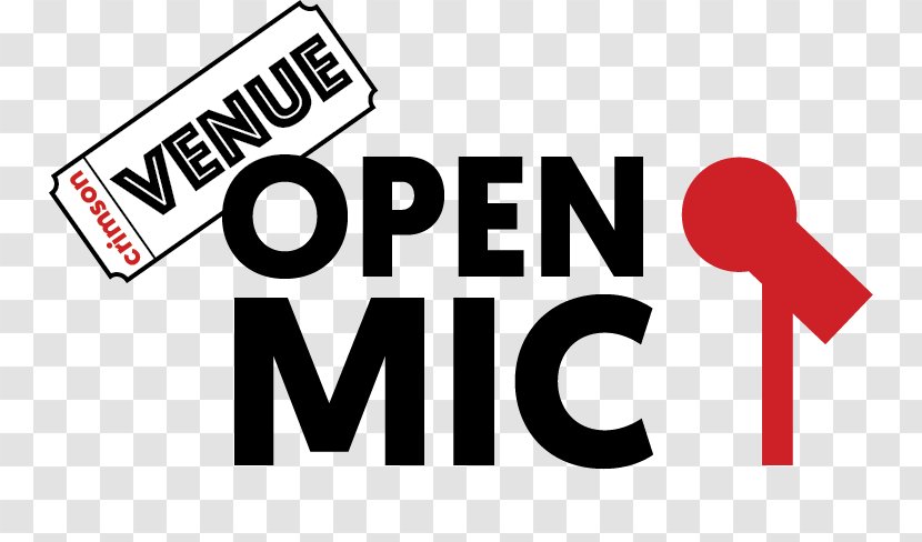 Microphone Logo Brand Clip Art Trademark - Cartoon - Open Mic Transparent PNG