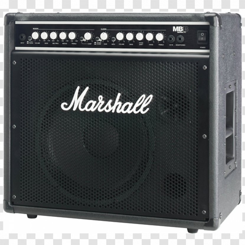 Guitar Amplifier Bass Marshall Amplification - Silhouette Transparent PNG