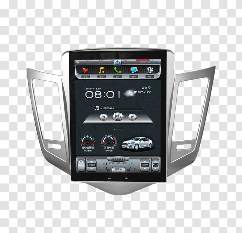 GPS Navigation Device Car Global Positioning System Multimedia Automotive - Operating - Magotan Cadillac Transparent PNG