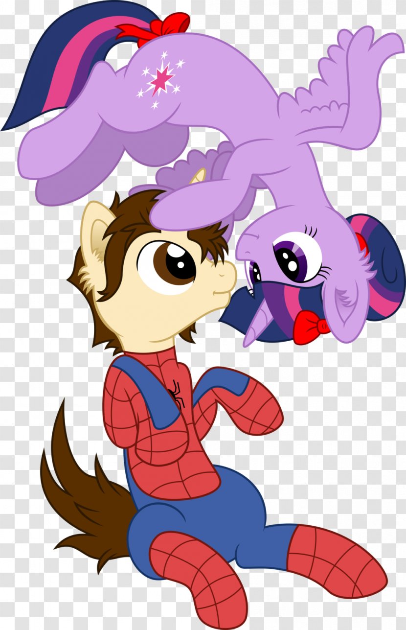 Pony Spider-Man Twilight Sparkle YouTube Deadpool - Peter Parker Transparent PNG