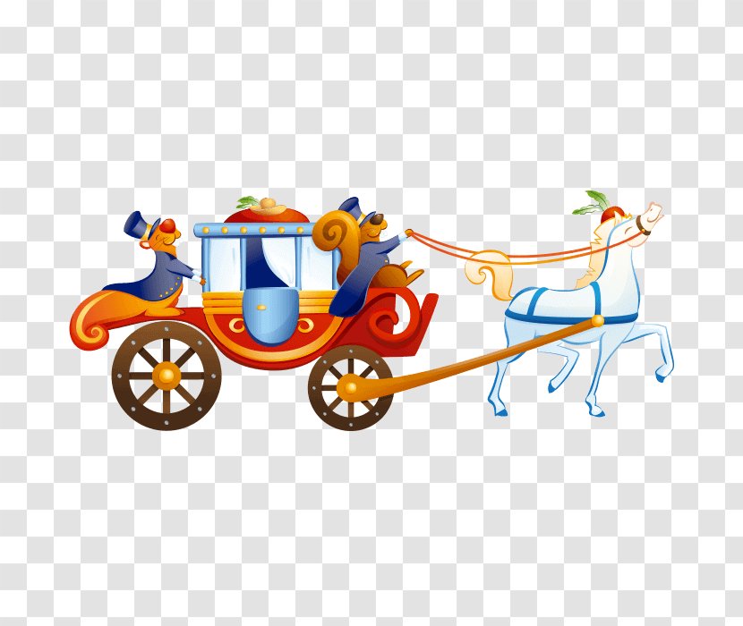 Wall Decal Sticker Parede Mural - Vehicle - Cinderella Pumpkin Carriage Transparent PNG