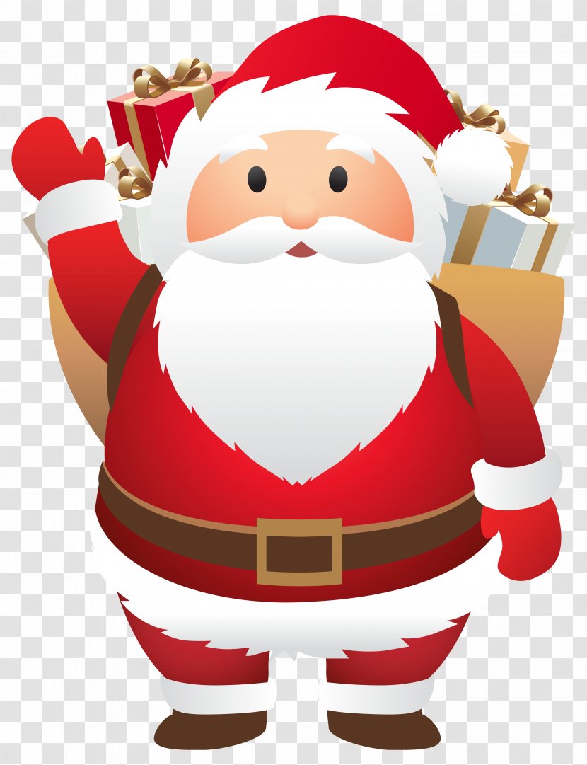 Santa Claus Christmas Clip Art - Holiday - Cute Clipart Image Transparent PNG