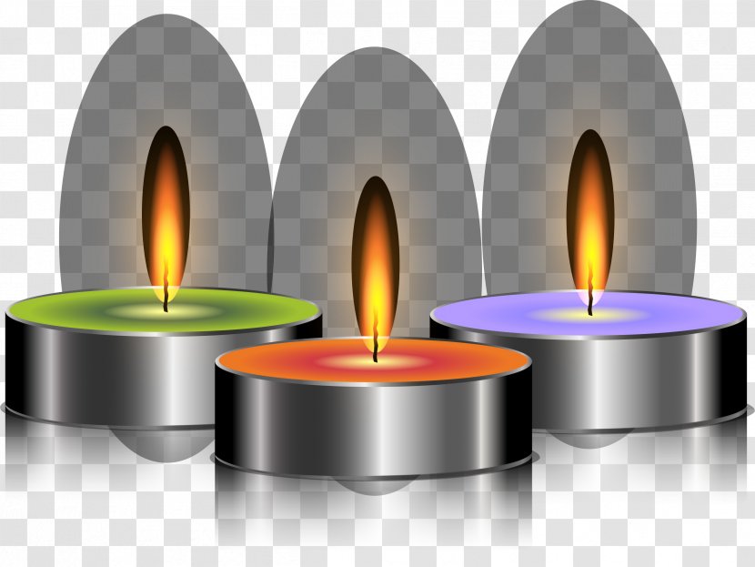 Candle Royalty-free Stock Photography Illustration - Flame - Gray Fresh Decoration Pattern Transparent PNG