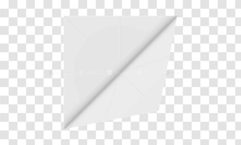 Paper Line Triangle - White Transparent PNG