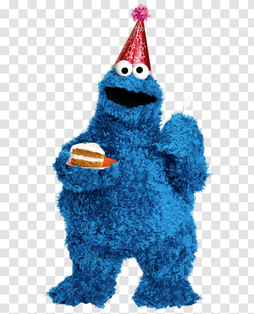 Happy Birthday, Cookie Monster Ernie Count Von Birthday Cake - Party - Muppet Transparent PNG