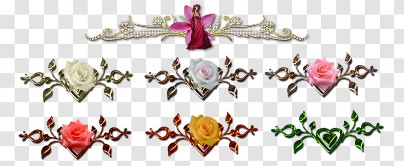 Cut Flowers Body Jewellery Petal Pattern - Fashion Accessory Transparent PNG