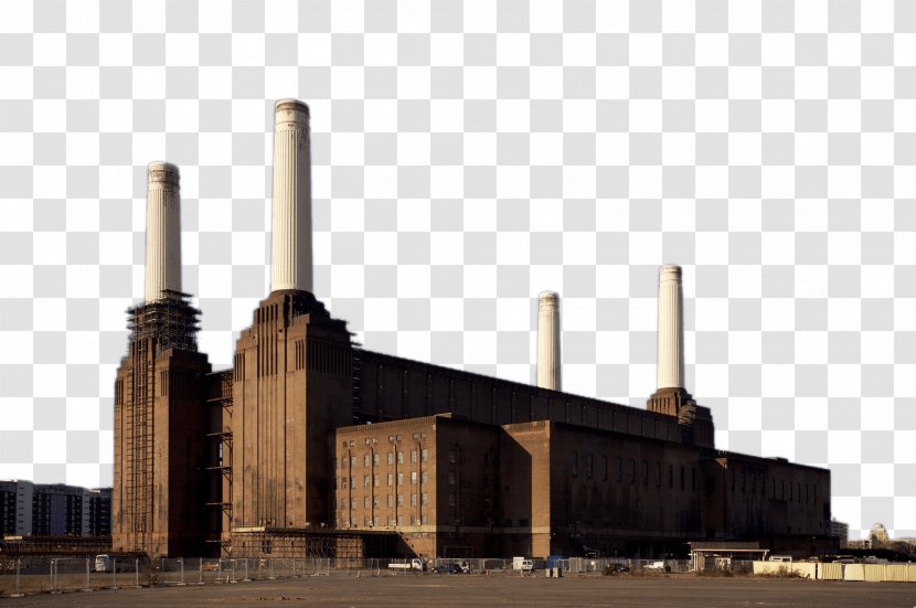 Battersea Power Station Industry Building Chimney Transparent PNG