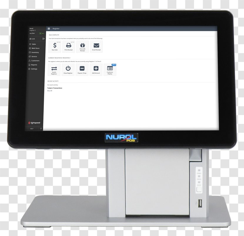 Lightspeed Point Of Sale Retail Computer Software - Small Business Transparent PNG
