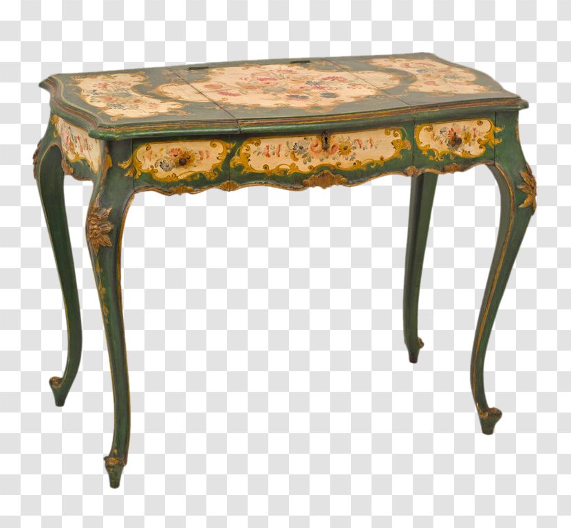 Table Garden Furniture Desk Chairish - Dressing Transparent PNG