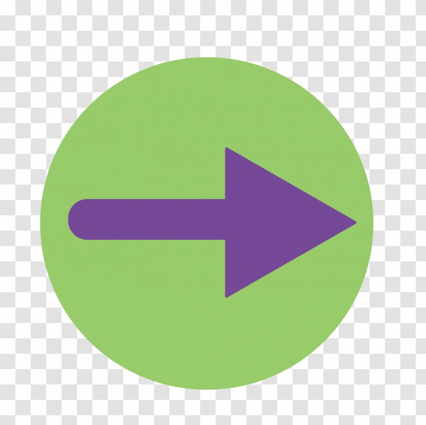 Arrow Symbol - Product Design - Vector Green Round Transparent PNG