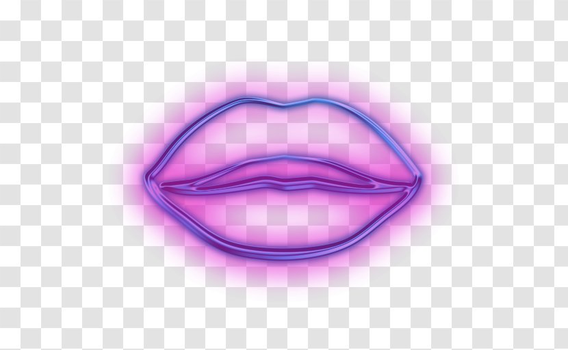 Lipstick Neon Sign Sticker - Color - Photography Transparent PNG