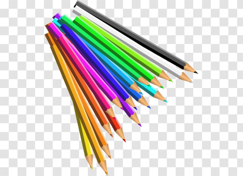 School Supplies Pencil Clip Art - Crayons Transparent PNG