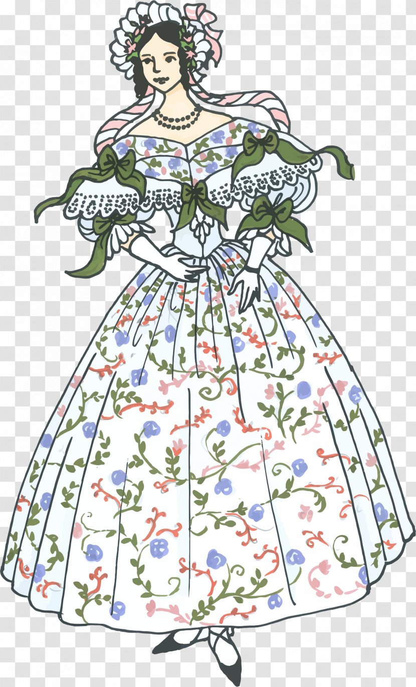 Flower Clip Art - Dress Transparent PNG