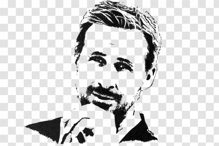 Portrait Film Director Art - Male - Ryan Gosling Transparent PNG