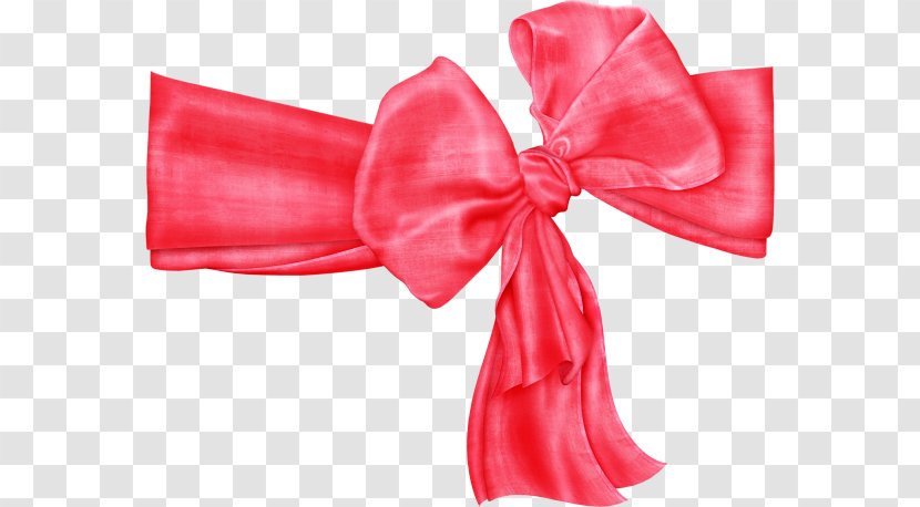 Ribbon Satin Textile Clip Art - Gift - Red Bow Transparent PNG