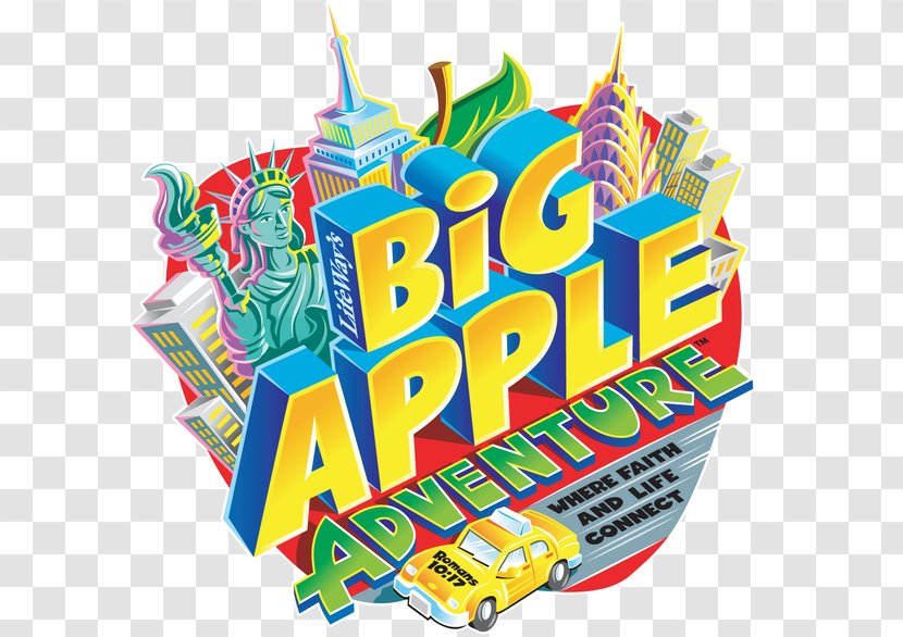 New York City Big Apple Vacation Bible School Clip Art - Christian Church - Vbs Transparent PNG