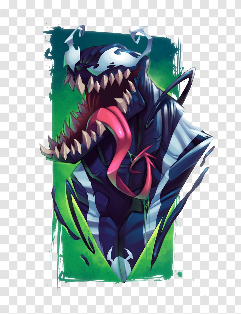 Spider-Man Venom Maximum Carnage Symbiote - Heart - Demon Transparent PNG