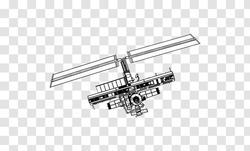 International Space Station Drawing Spaceflight Satellite - Technology - Iss Clipart Transparent PNG