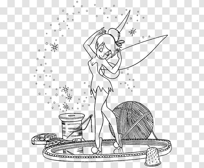 Tinker Bell Peter Pan And Wendy Captain Hook Darling - Heart - Dancing Line Version Of Elf Transparent PNG