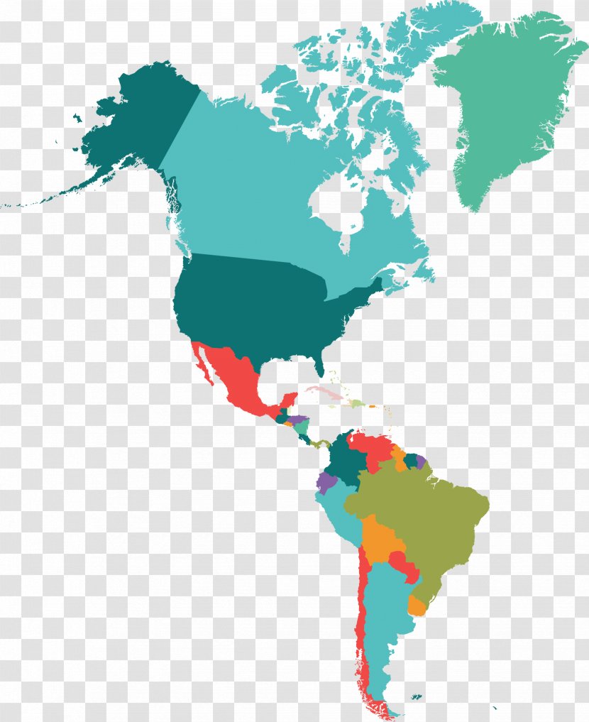 United States South America Vector Map - World - Material Transparent PNG
