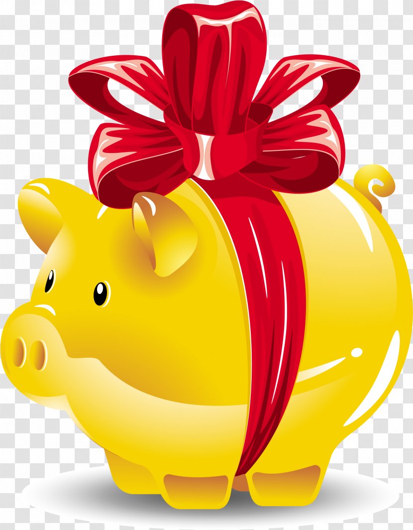 Piggy Bank - Money Handling - Livestock Suidae Transparent PNG