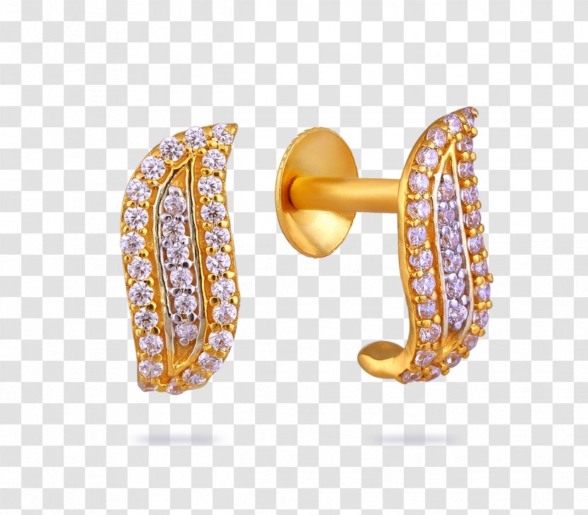 Earring Body Jewellery Amber - Gemstone - Gold Earrings Transparent PNG