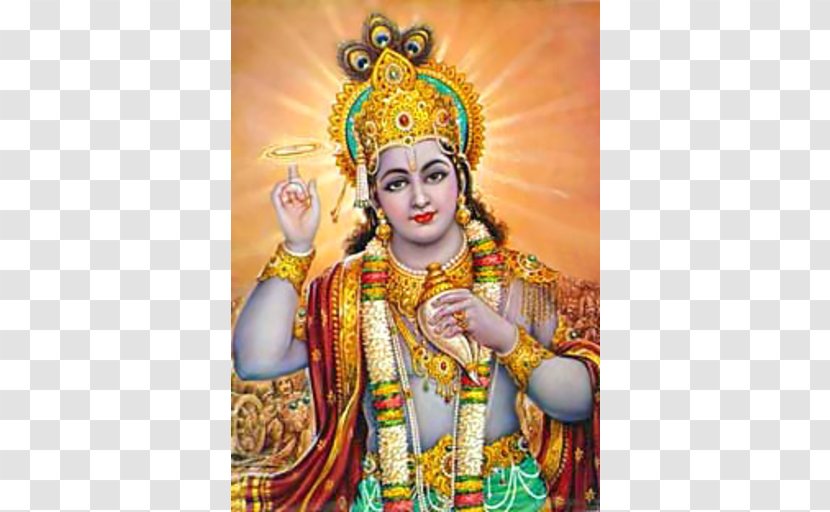 Krishna Bhagavad Gita Arjuna Mahadeva Vishnu - Mahabharata Transparent PNG