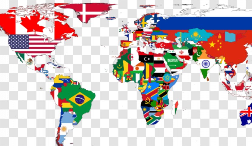 World Map The Power Of Maps United States - Flag Transparent PNG