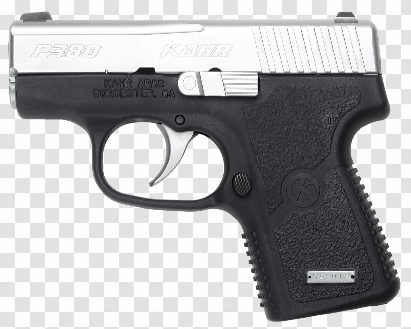 .380 ACP Pocket Pistol Kahr Arms Firearm Handgun - Air Gun Transparent PNG