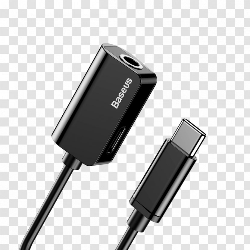Battery Charger Huawei Mate 10 USB-C Phone Connector Adapter - Xiaomi Mi Mix 2 - Headphones Transparent PNG