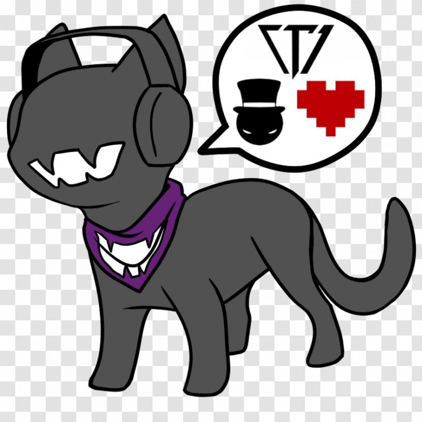 Whiskers Kitten Puppy Cat Dog - Black M Transparent PNG
