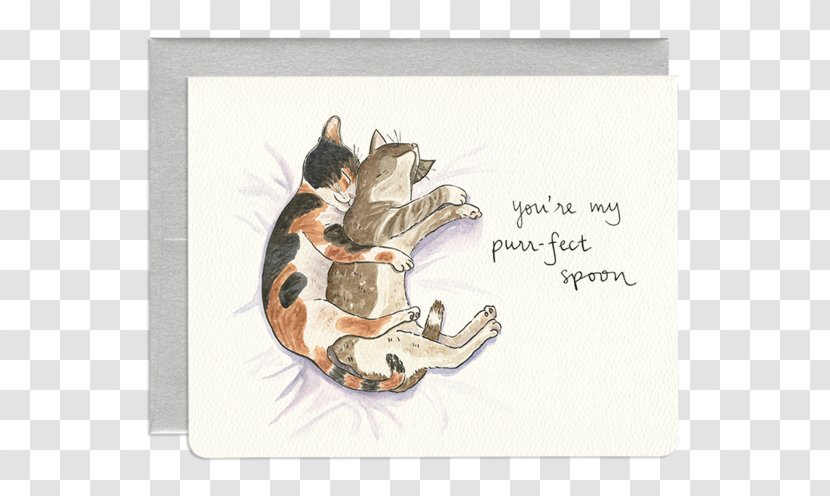 Cat Purr Greeting & Note Cards Pet Gift - Mammal - Mother Card Transparent PNG