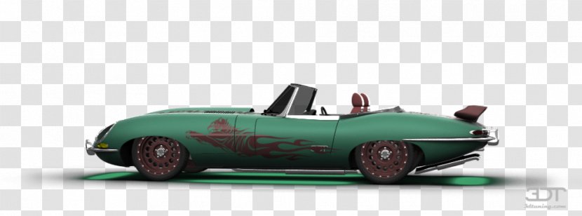 Model Car Classic Scale Models Automotive Design - Jaguar E-Type Transparent PNG