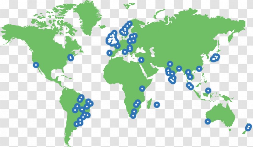 World Map - Active Listening Transparent PNG