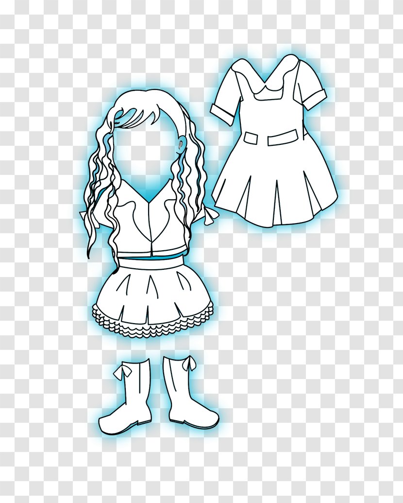 Drawing Line Art - Cartoon - Doll Transparent PNG