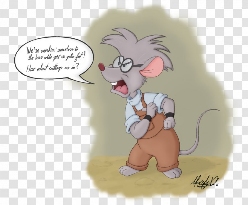 Fievel Mousekewitz Cat R. Waul Art Character Rabbit - Tree Transparent PNG