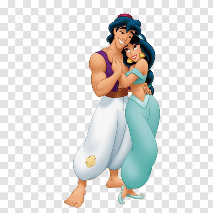 Princess Jasmine Genie Jafar Iago Aladdin - Cartoon - Thai Transparent PNG