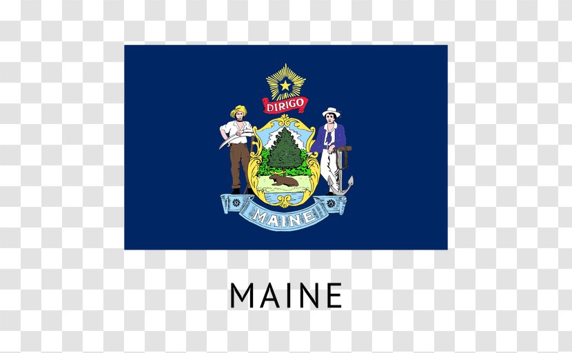 Flag Of Maine State The United States Transparent PNG