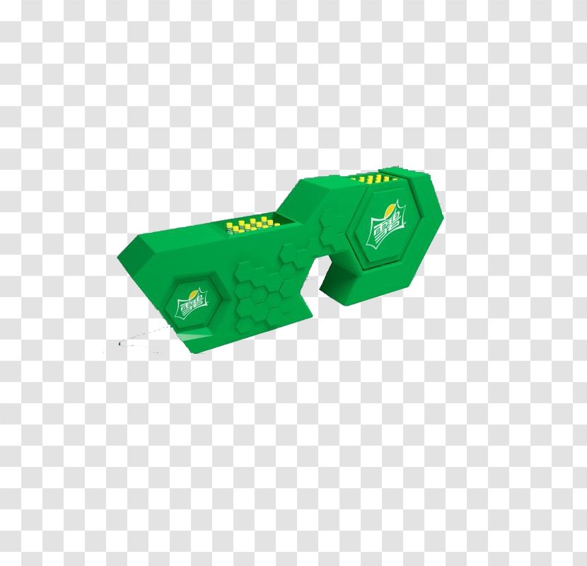 Brand Material Green - Yellow - Sprite Shelf Transparent PNG