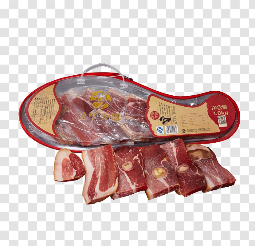Ham Breakfast Bacon Pork Meat - Silhouette - Sliced ​​Ham Transparent PNG