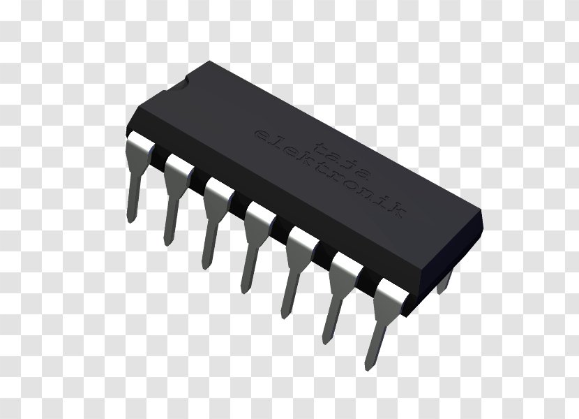 Transistor Electronic Component Integrated Circuits & Chips Logic Family Circuit - Passive - Atmel Avr Attiny Comparison Chart Transparent PNG