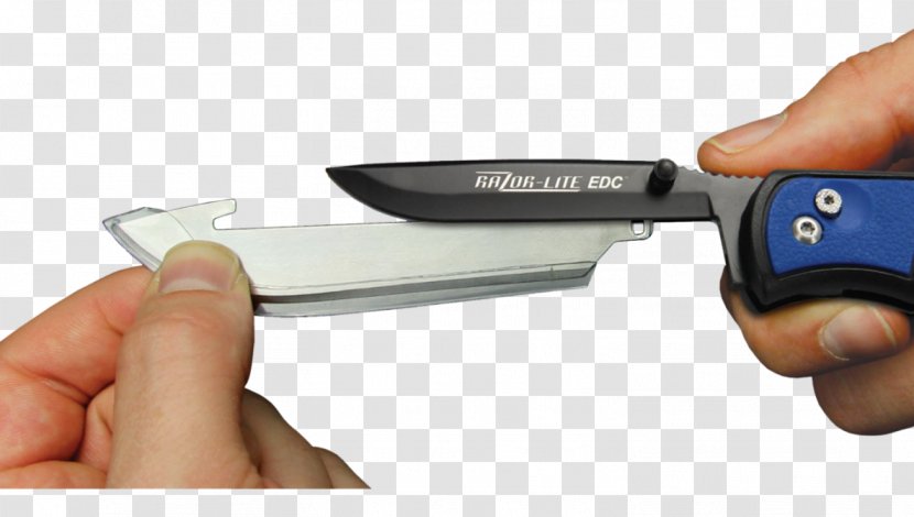 Knife Blade Razor Hunting & Survival Knives Tool - Utility Transparent PNG