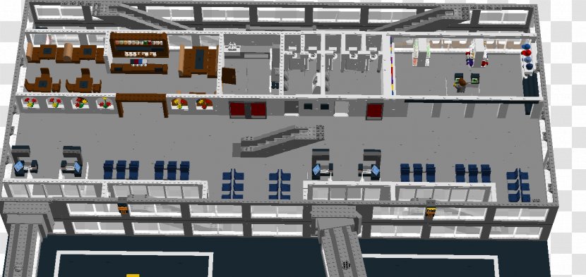Airport Terminal LEGO Watercraft Engineering Check-in - Aircraft Pilot Transparent PNG
