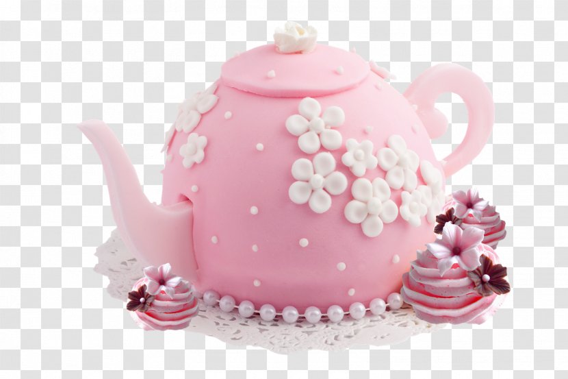 Cupcake Teacake Birthday Cake Wedding - Pink - Tea Transparent PNG