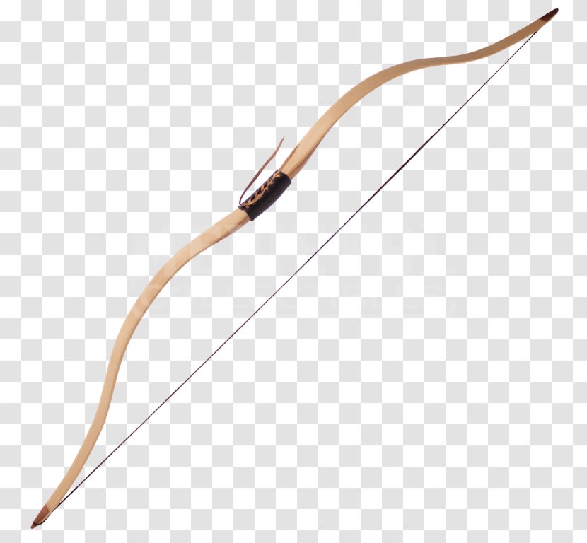 Longbow Larp Bow And Arrow Middle Ages - Archery Bows Made Transparent PNG