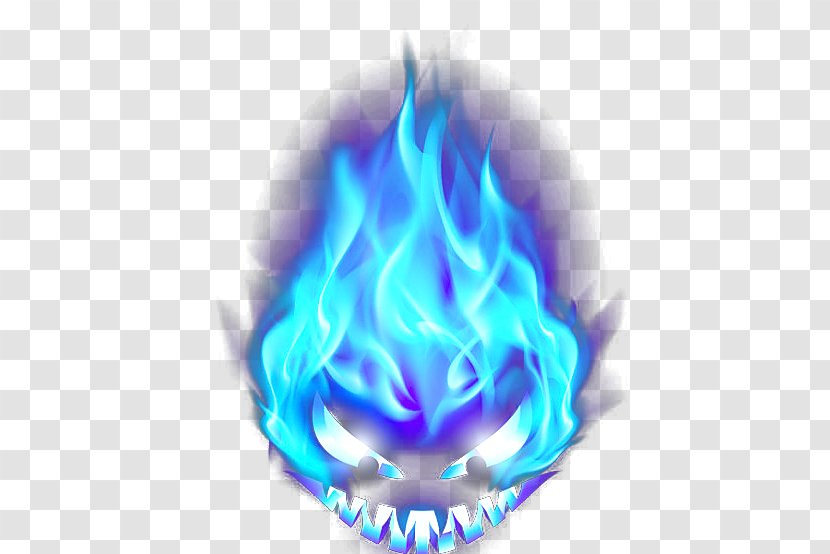 Flame Symbol Download - Blue Transparent PNG
