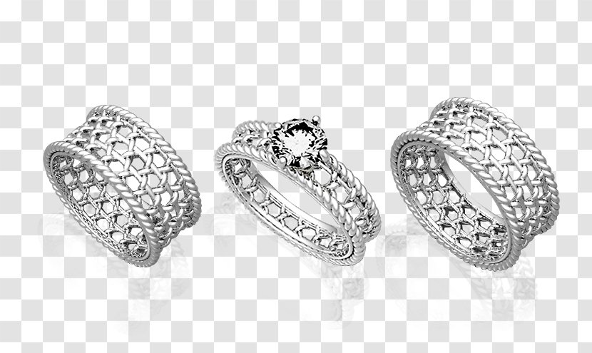 Ring Platinum Jewellery Rhinestone Transparent PNG