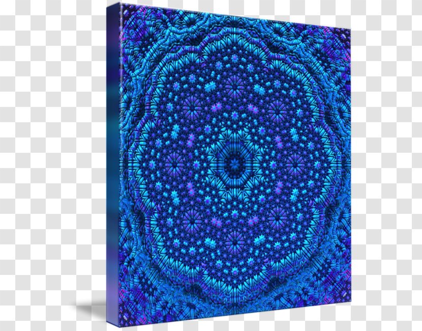 IPhone 6 Circle Laptop Canvas Print Pattern - Electric Blue Transparent PNG